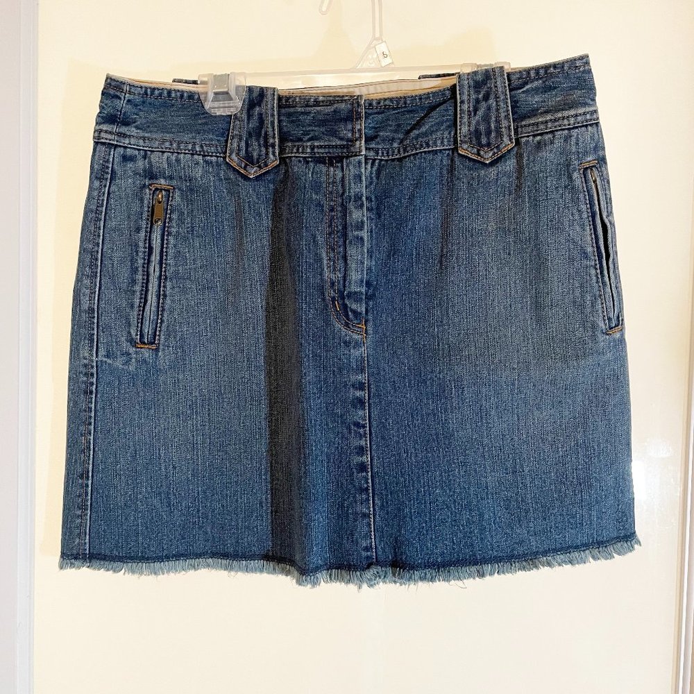 The Limited Denim Mini Skirt Size 8